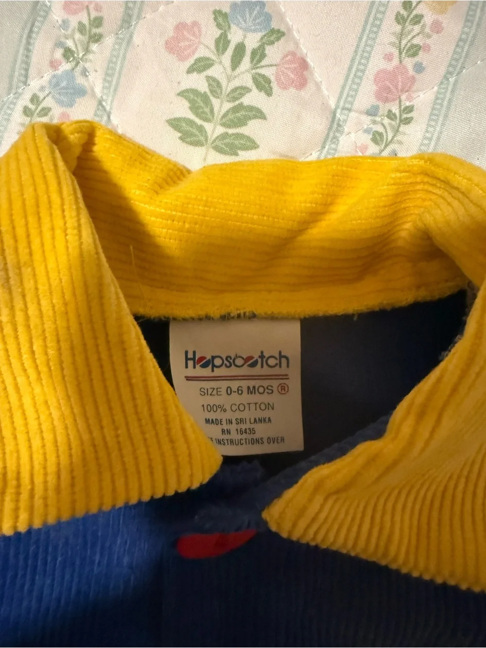 VTG Kids Corduroy One-Piece Romper - Multicolor Car Motif